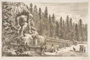 Pratolino Villası: Appenino, yak. 1653. by Stefano della Bella