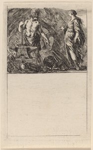 Vulkan ve Thetis by Stefano della Bella