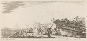 Rüzgarlı Liman, 1644. by Stefano della Bella