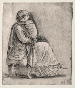 Taburede Oturan Kadın, c. 1620