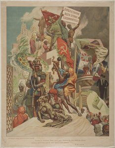 Ekim Devrimi, unutulmuş bazılarına yeni bir yaşam ve gelişme verdi ..., 1930. by Stepan Mikhaylovich Karpov
