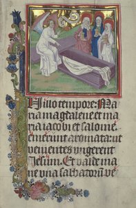 Bayan Czart. 3017 IV, fol.9r İsa'nın Mezarındaki Kutsal Kadınlar