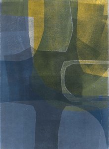Arches Sun  Sea II, 2015 (kağıt üzerine monoprint) by Stephen Dow