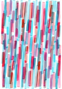 Brush Stripe, 2017 by Stephen Dow