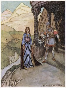 Ejderha Avcısı Siegfried için çizim (renkli taş)
