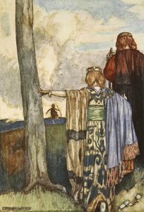 Kraliçe Maeve Cuchulain ile buluşuyor, Eleanor Hull