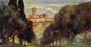Aziz Francis, Assisi Manastırı ve Bazilikası (renkli taş) by Stephen Reid