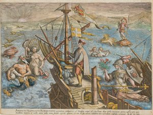 Amerigo Vespucci Amerika Retectio, 1591