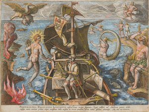 Ferdinandus Magallanes Lusitanus of America Revetio, 1591