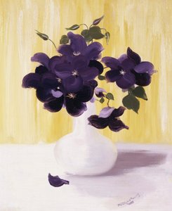 Beyaz vazo. Stuart Park (1862-1933) tarafından yapılmıştır. Özel koleksiyon. by Stuart Park