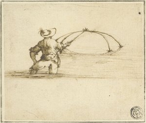 Ağlı Balıkçı by Style of Jacques Callot