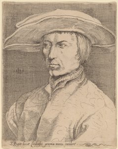 Otoportre by Style of Lucas van Leyden after Albrecht Dürer