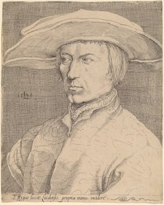 Otoportre by Style of Lucas van Leyden after Albrecht Dürer