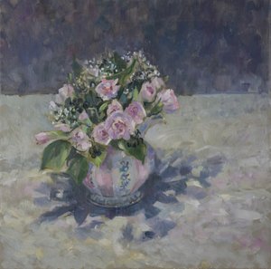 Çizgili sürahideki pembeler, 2013,