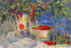 Kırmızı kuş üzümü, 1998, by Sue Wales