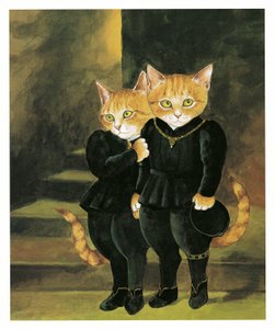 Pre-Raphaelite Cats