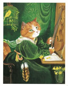 Pre-Raphaelite Cats