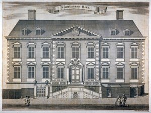 Balıkçılar Salonu, Londra Şehri, c1750.