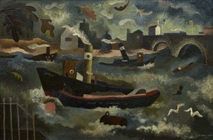 Ekim ayında Thames by Suzanne Cooper