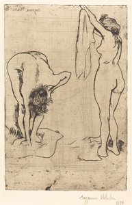 banyoda kadınlar by Suzanne Valadon