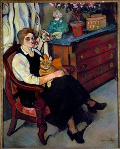 Bayan Lily Walton Tablosu Marie-Clementine (Marie Clementine) Valadon, dit Suzanne Valadon (1865-1938)