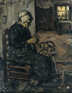 Patates Soyma Köylü Kadın