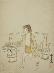 Bir su satıcısı, 1765 by Suzuki Harunobu