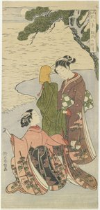 Matsukaze'nin Sonbahar Ayışığı, c. 1767 by Suzuki Harunobu
