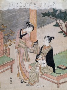 Nezaketçiler, Suzuki Harunobu (1725-1770), Japonya by Suzuki Harunobu