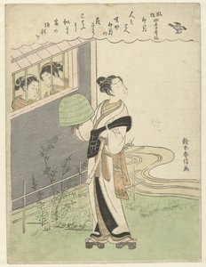 Dördüncü ay Uzuki (nesne üzerindeki başlık) Dört mevsimdeki alışkanlıklar ve gelenekler hakkında şiirler. (dizi başlığı) Fuzoku shiki kasen (nesne üzerinde dizi başlığı) by Suzuki Harunobu