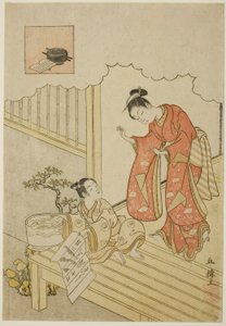 Ono no Komachi Kazuchika g te kitap k by Suzuki Harunobu