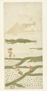 pirinç yetiştiricileri by Suzuki Harunobu