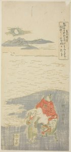 Sugawara Michizane Sürgüne Gidiyor by Suzuki Harunobu