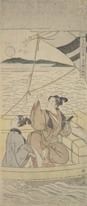 Takasago r kitap r, değil mi? 1760. , sivrisinek. 1760. by Suzuki Harunobu