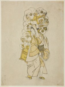 Hayran Satıcısı by Suzuki Harunobu