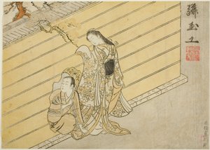 Duvardaki Delik by Suzuki Harunobu