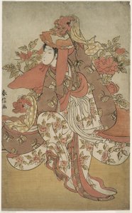 Aslan Dansı by Suzuki Harunobu