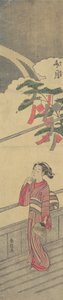 Yedinci Ay Fumizuki, yak. 1765. by Suzuki Harunobu