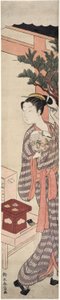 Çay Tezgahı - Kagiya Osen by Suzuki Harunobu