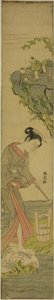 Güzelliğe Basan Bezlere Bakan İki Bilge (Kume Sennin parodisi) by Suzuki Harunobu