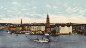 Stockholm: Riddarholmen (renkli fotoğraf) by Swedish Photographer