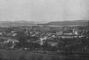 Aarau, Genel Görünüm (s/b fotoğraf) by Swiss Photographer
