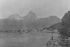 Brunnen ve Mythen, Lac des IV Kantonları (s/b fotoğraf) by Swiss Photographer