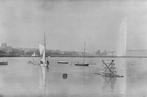 Geneve, La Rade (s/b fotoğraf) by Swiss Photographer