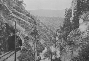 Moutier Gorge (s/b fotoğraf) by Swiss Photographer