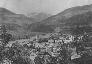 Ilanz, Vue generale (s/b fotoğraf) by Swiss Photographer