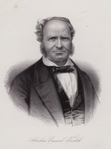 Abraham Emanuel Frohlich, İsviçreli şair (gravür) by Swiss School