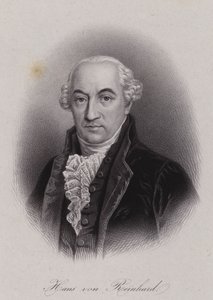 Hans von Reinhard, İsviçreli politikacı (gravür) by Swiss School