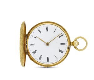 Hunter kasa anahtar sargılı silindir saat, Vacheron et Constantin, Cenevre, c.1860 by Swiss School