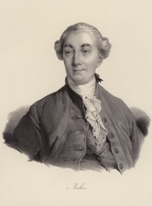Jacques Necker, İsviçreli bankacı (gravür) by Swiss School